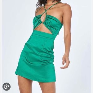 Ximena mini dress green